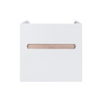 Тумба підвісна Qtap Virgo 600х580х437 White / Whitish oak QT1874TPА601W