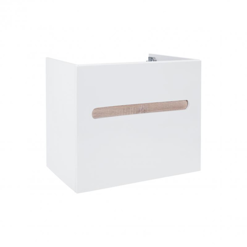 Тумба підвісна Qtap Virgo 700х580х437 White / Whitish oak QT1874TPА701W