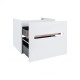 Тумба підвісна Qtap Virgo 700х580х437 White / Whitish oak QT1874TPА701W