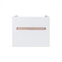 Тумба подвесная Qtap Virgo 700х580х437 White/Whitish oak QT1874TPА701W