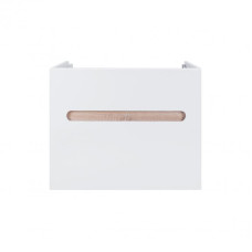 Тумба подвесная Qtap Virgo 700х580х437 White/Whitish oak QT1874TPА701W