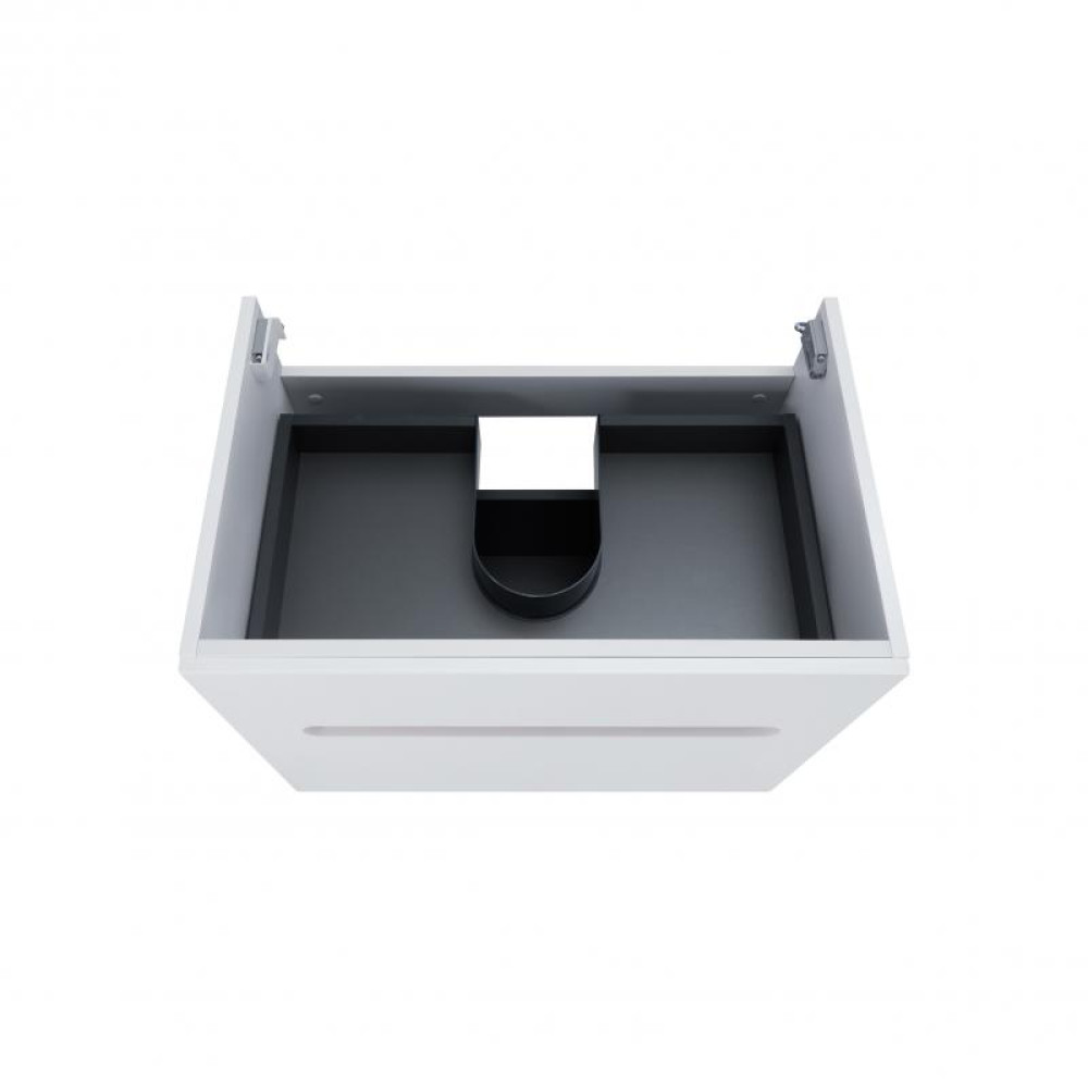 Тумба підвісна Qtap Virgo 700х580х437 White / Whitish oak QT1874TPА701W