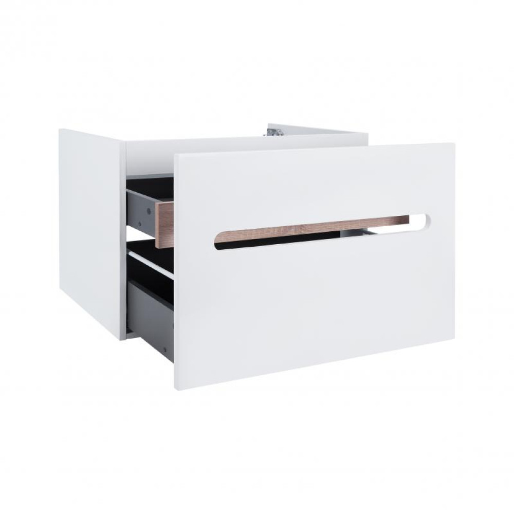Тумба підвісна Qtap Virgo White/Whitish oak QT1874TPА801W