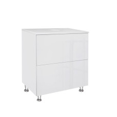 Тумба підлогова Qtap Tern White зі стільницею QT1780TNL601W
