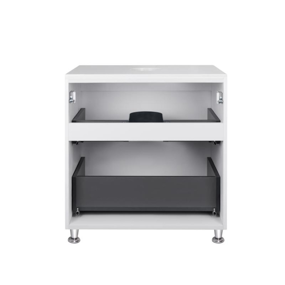 Тумба підлогова Qtap Tern White зі стільницею QT1780TNL601W