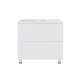 Тумба підлогова Qtap Tern White зі стільницею QT1780TNL701W