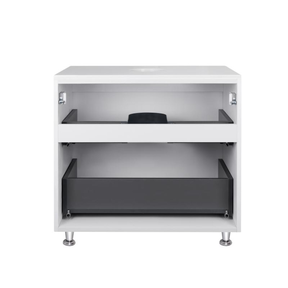 Тумба підлогова Qtap Tern White зі стільницею QT1780TNL701W