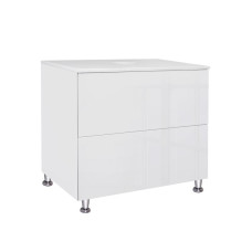 Тумба підлогова Qtap Tern White зі стільницею QT1780TNL801W