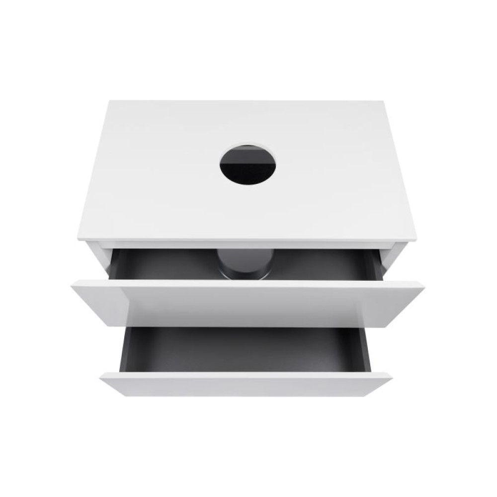 Тумба підлогова Qtap Tern White зі стільницею QT1780TNL801W