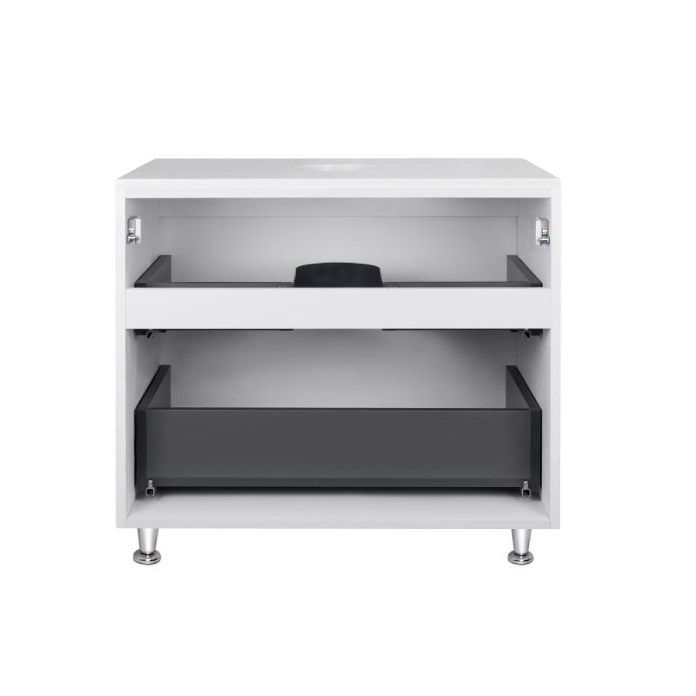 Тумба підлогова Qtap Tern White зі стільницею QT1780TNL801W
