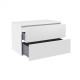 Тумба підвісна Qtap Tern White зі стільницею QT1779TPL701W
