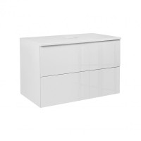 Тумба підвісна Qtap Tern White зі стільницею QT1779TPL701W