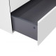Тумба підвісна Qtap Tern White зі стільницею QT1779TPL701W