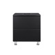 Тумба для підлоги Qtap Tern Matt black зі стільницею QT1780TNL602MB