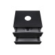 Тумба підвісна Qtap Tern Matt black зі стільницею QT1779TPL602MB