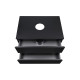 Тумба для підлоги Qtap Tern Matt black зі стільницею QT1780TNL702MB