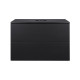 Тумба підвісна Qtap Tern Matt black зі стільницею QT1779TPL702MB