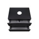 Тумба підвісна Qtap Tern Matt black зі стільницею QT1779TPL702MB