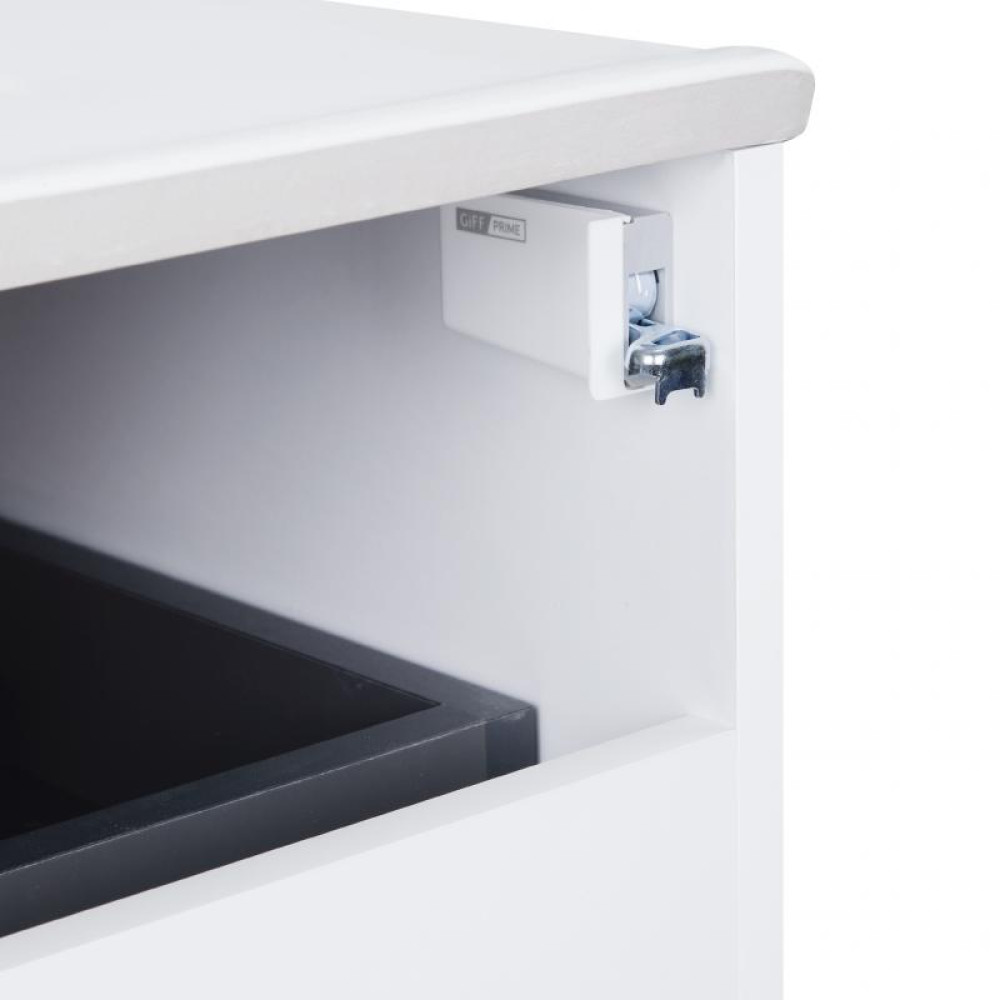 Комплект Qtap Virgo тумба підвісна + раковина врізна QT1872TPА6013060CW