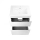 Комплект Qtap Scorpio 605х825х460 White тумба підлогова + раковина врізна QT1471TNВ6013060CW