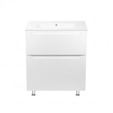 Комплект Qtap Scorpio 710х825х460 White тумба підлогова + раковина врізна Qtap Scorpio QT1471TNВ7013070CW
