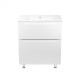 Комплект Qtap Scorpio 710х825х460 White тумба підлогова + раковина врізна Qtap Scorpio QT1471TNВ7013070CW