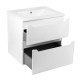 Комплект Qtap Scorpio 600х600х470 White тумба підвісна + раковина врізна QT1472TPВ6013060CW