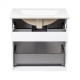 Комплект Qtap Scorpio 600х600х470 White тумба підвісна + раковина врізна QT1472TPВ6013060CW