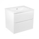 Комплект Qtap Scorpio 710х585х460 White тумба підвісна + раковина врізна QT1472TPВ7013070CW