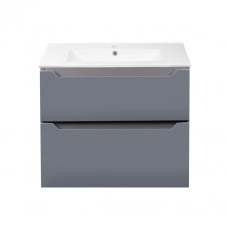 Комплект Qtap Scorpio тумба підвісна + раковина врізна QT1472TPВ7023070CG