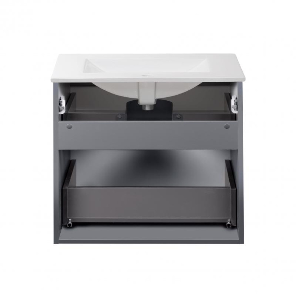 Комплект Qtap Scorpio тумба підвісна + раковина врізна QT1472TPВ7023070CG