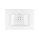 Комплект Qtap Tern White тумба підлогова + раковина врізна QT1771TNL6013060CW
