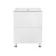 Комплект Qtap Tern White тумба підлогова + раковина врізна QT1771TNL6013060CW