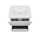 Комплект Qtap Tern White тумба підлогова + раковина врізна QT1771TNL6013060CW