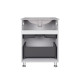 Комплект Qtap Tern White тумба підлогова + раковина врізна QT1771TNL6013060CW