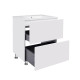 Комплект Qtap Tern White тумба для підлоги + раковина врізна QT1771TNL7013070CW