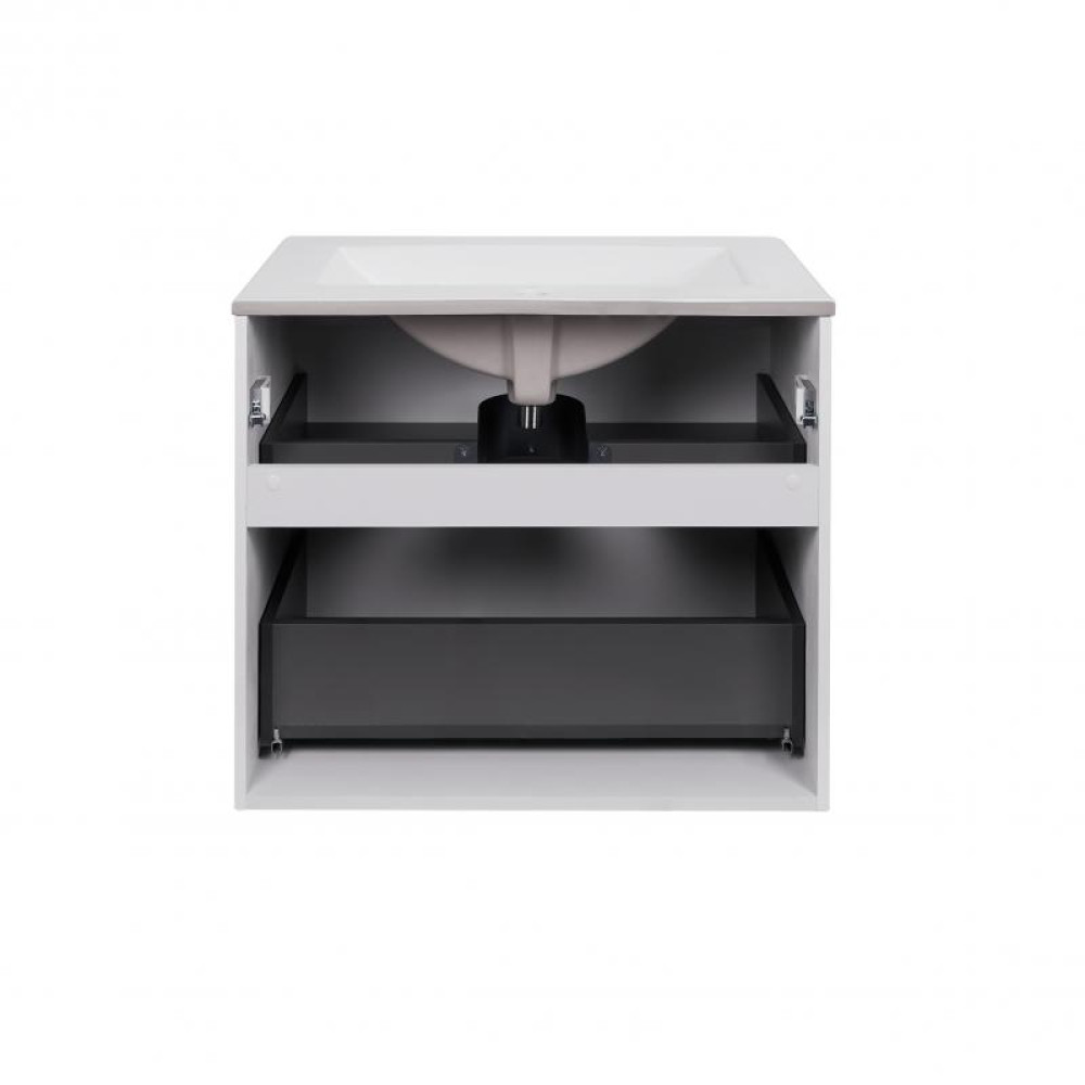 Комплект Qtap Tern White тумба підвісна + раковина врізна QT1772TPL6013060CW