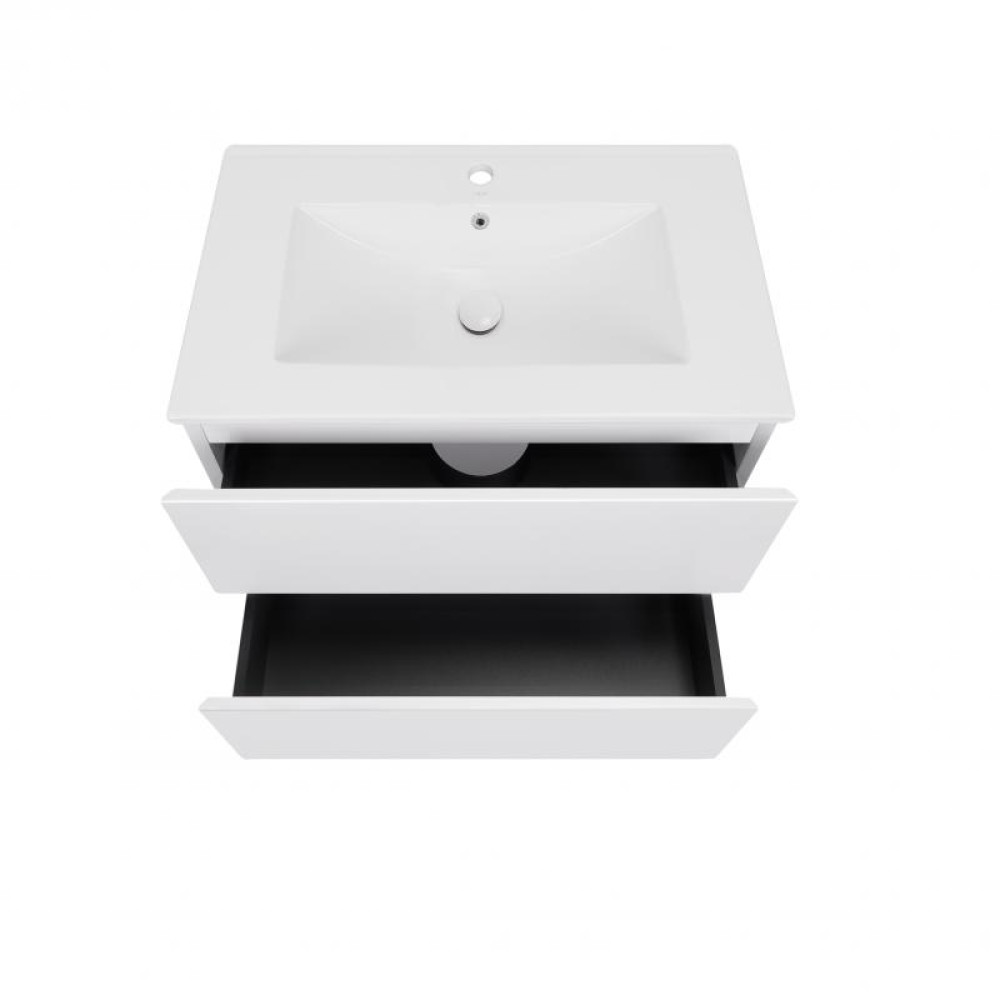 Комплект Qtap Tern White тумба підвісна + раковина врізна QT1772TPL7013070CW