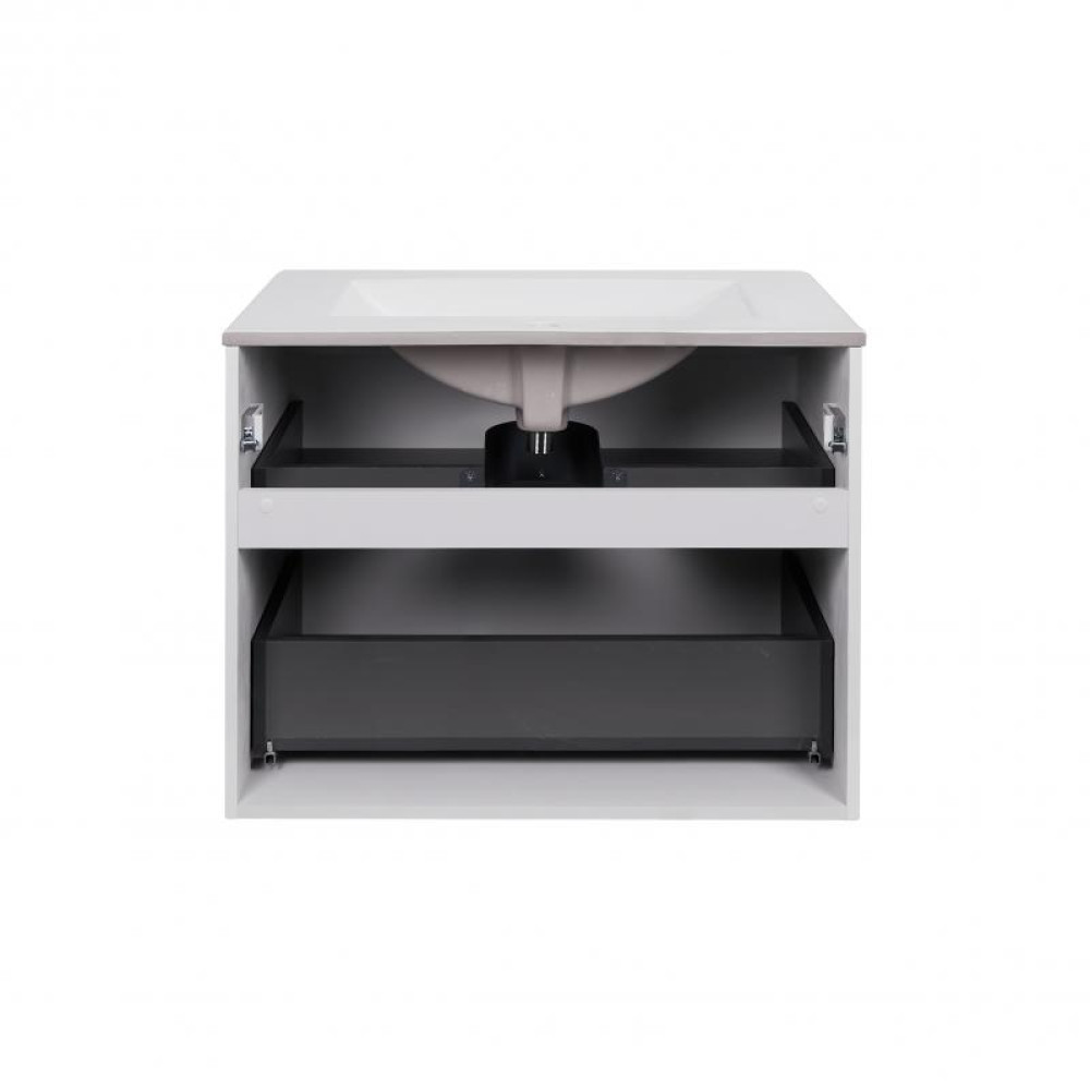 Комплект Qtap Tern White тумба підвісна + раковина врізна QT1772TPL7013070CW