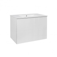 Комплект Qtap Tern White тумба підвісна + раковина врізна QT1772TPL8013080CW