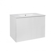 Комплект Qtap Tern White тумба підвісна + раковина врізна QT1772TPL8013080CW