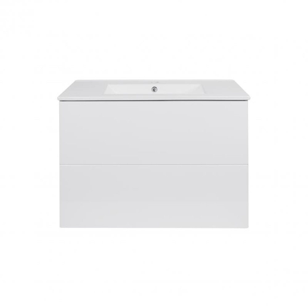 Комплект Qtap Tern White тумба підвісна + раковина врізна QT1772TPL8013080CW