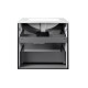 Комплект Qtap Tern Matt black тумба підвісна + раковина врізна QT1772TPL6023060CMB