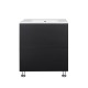 Комплект Qtap Tern Matt black тумба підлогова + раковина врізна QT1771TNL7023070CMB