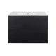 Комплект Qtap Tern Matt black тумба підвісна + раковина врізна QT1772TPL8023080CMB