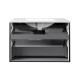 Комплект Qtap Tern Matt black тумба підвісна + раковина врізна QT1772TPL8023080CMB