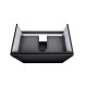 Комплект Qtap Tern Matt black тумба підвісна + раковина врізна QT1772TPL8023080CMB