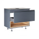 Тумба підлогова Qtap Robin зі стільницею QT1380TNН7002GWO