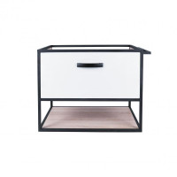Тумба підвісна Qtap Taurus 600х580х437 White / Whitish oak QT2474TPT603WWO