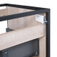 Тумба підвісна Qtap Taurus 700х580х437 White / Whitish oak QT2474TPT703WWO
